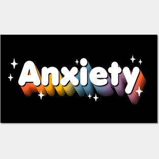 Anxiety rainbow - Kawaii - Adulting - Funny Sassy Quote Posters and Art